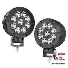 LED Pods, 90W Round Driving Lights 5 inch Off Road Work Lights Spot Lamp