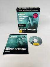 Cakewalk Music Creator Getting Started 2003 Pc DVD Complete with Box Manual RARE
