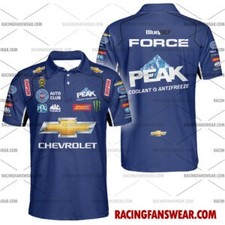 John Force NHRA Racing Hawaiian Shirt Polo Shirt