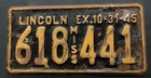 1945 Mississippi License Plate — photo 1