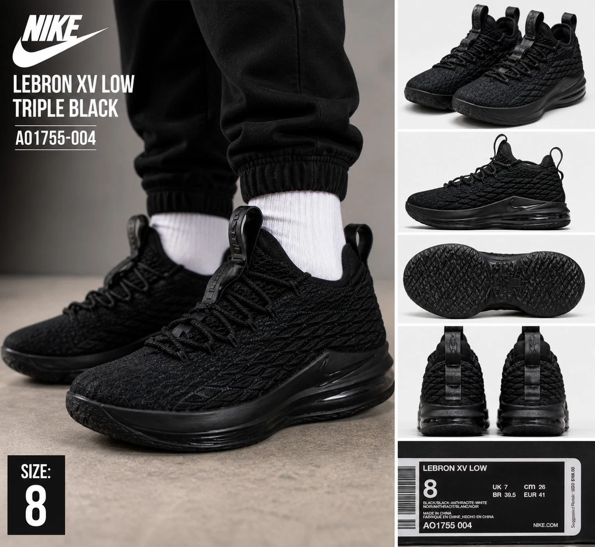 Nike LeBron XV Low Sneakers for Men for Sale | Authenticity