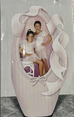 Ballet Shoe Ballerina Pink Picture Frame Malden Intl Designs in Box New