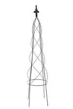 Garden Obelisks Climbing Plant Support Metal Frame Roses Pyramids Black Deluxe