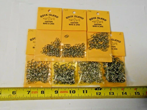 Rasco Strong Split Rings 100% Made In America! 100 ct