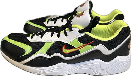 NIKE AIR ZOOM ALPHA MENS 11.5WOMENS 13 BLACK/VOLT-HABANERO RED-WHITE ATHLETIC
