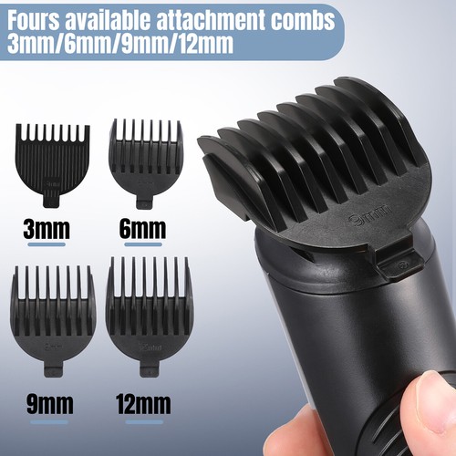 Men's Grooming Kit 5in1 Cordless Beard Trimmer Hair Clippers for Men Electric US - Picture 6 of 19