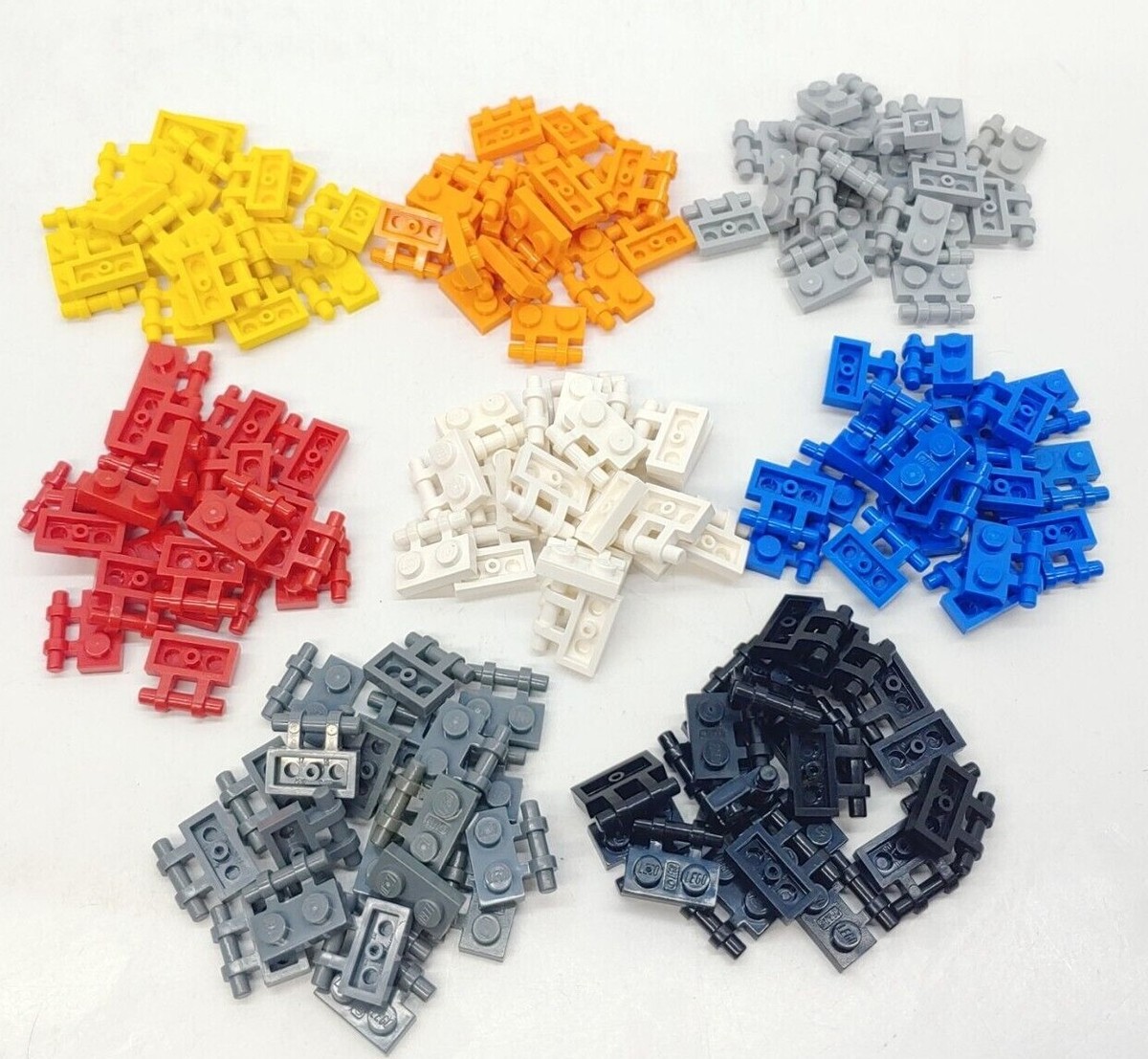 Lego Lot of 20 pcs - 1x2 Plate Modified Handle on Side open 2540