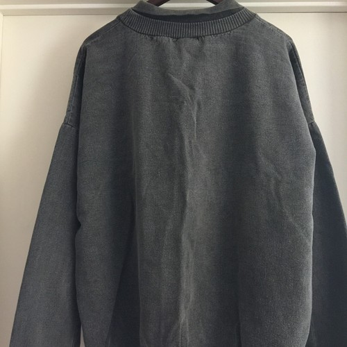 ST BARTH FRENCH WEST INDIES SWEATSHIRT VINTAGE 90s MADE USA GRAU LOGO 100% BAUMWOLLE - Bild 7 von 19