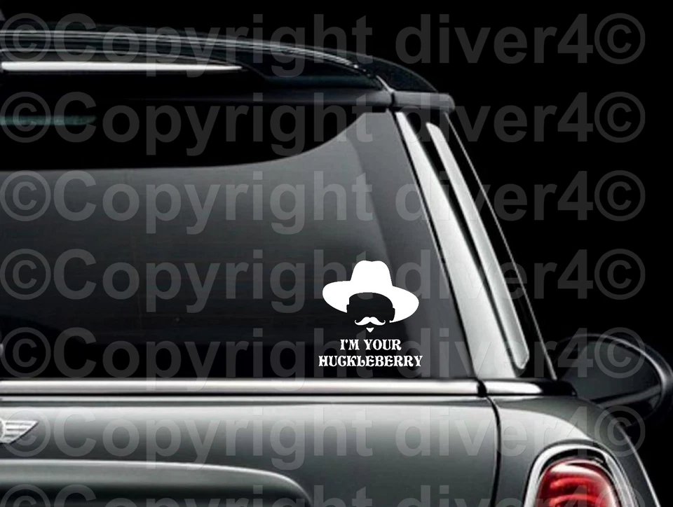 Soy tu Huckleberry # 2 Doc Holiday Bumper Sticker Vendedor en EE. UU. Foto 2 de 4