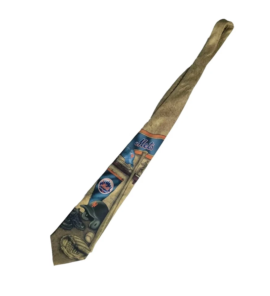 Corbata Mets Hombres New York Mets Corbatas Licencia Oficial Única Rara Gran Regalo Foto 2 de 4