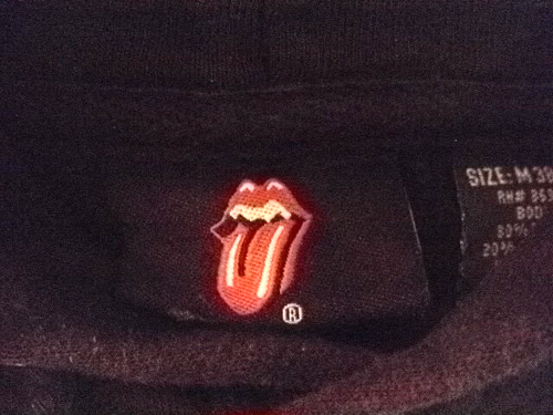 ANTHILL ROCKWEAR HOODY JACKE 2005 ROLLING STONES ROT SCHWARZ M 38/40 ZUNGE USA - Bild 6 von 13
