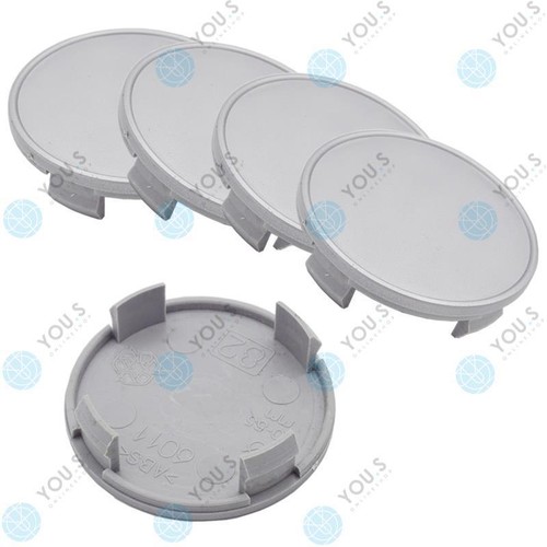 4 Coprimozzo In Plastica Per Cerchi – Diametro 60mm, Colore Bianco, Alta Durabilità - 2