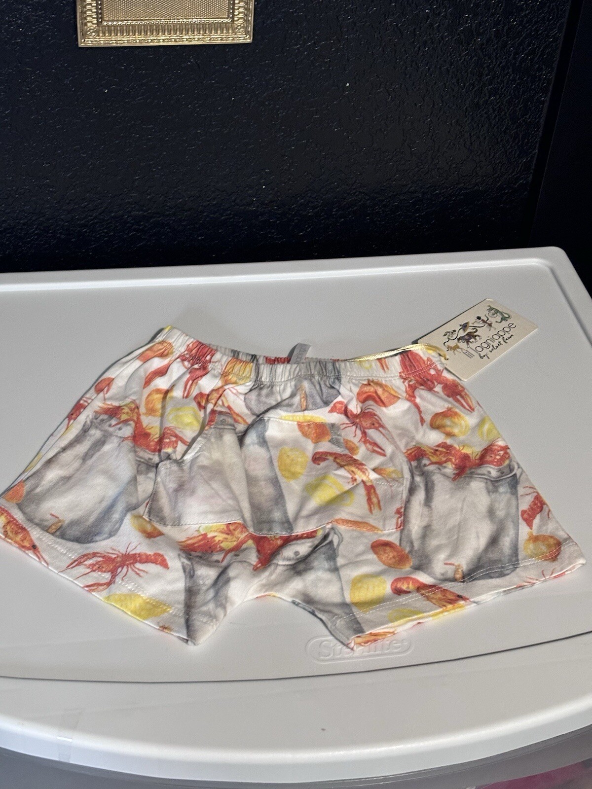 Lil Lagniappe By Velvet Falon Crawfish Boil Shorts Size 4t