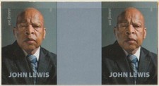 USA Sc. 5801a (F) John Lewis 2023 MNH H pr gutter ****NO DIE CUTS****