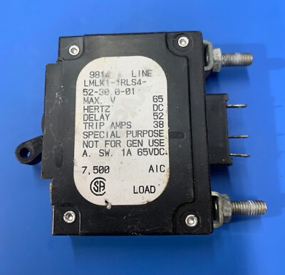 LMLK1-1RLS4-52-30.0-01 AIRPAX 30 AMP CIRCUIT BREAKER