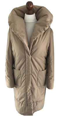 Laurel Mantel Beige 34 Wattiert Herbst Wintermantel Laurèl Schalkragen Camel *A