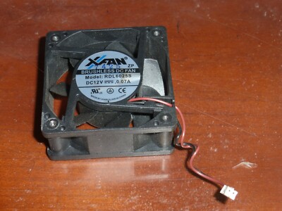 XFAN RDL6025S 12V 0.07A 60x60x25mm 2-Pin Quiet Cooling Fan
