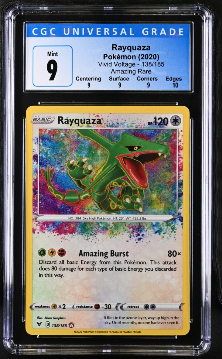 【Rayquazaの激アツ300円！】シェイミEXSR ❗️爆アド❗️ゲリラ❗️絶版❗️ Rayquaza 138/185 Swsh04: Vivid Voltage Holo for sale online
