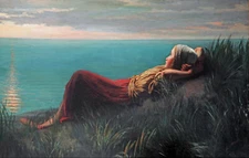 high quality oil painting handpainted on canvas "Dreaming "