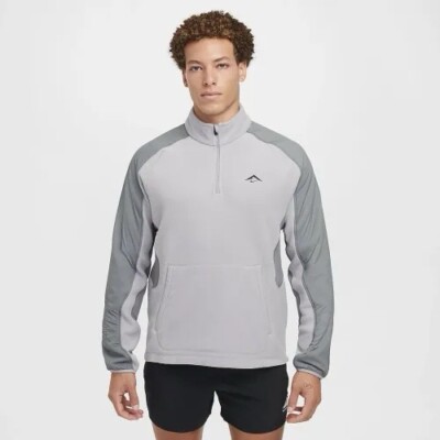 Nike Trail Polartec 1/4 Zip Fleece Repeal warmes Sweatshirt Oberteil grau versch. Größen