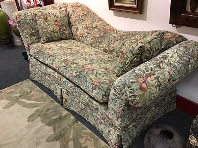 Digi Pattern Couch Tapestry Floral Pattern Recamier Sofa | eBay