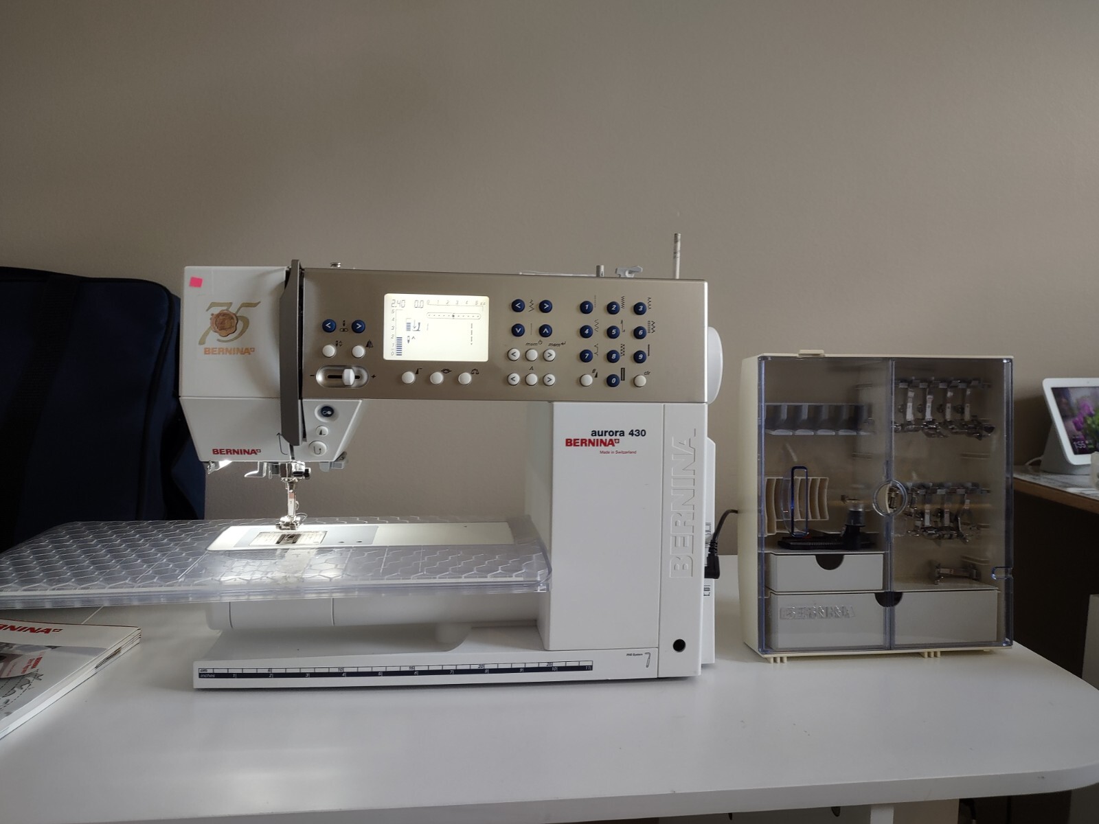 Bernina aurora 430 sewing machine excellent condition Anniversary model eBay