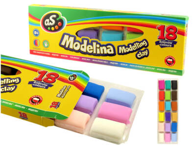 ASTRA 18 Farben Modelling clay Modelliermasse Modellierung Kit Modelin Kinder