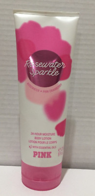 Victoria's Secret Pink  Rosewater Sparkle Fragrance Body  Lotion 8 oz