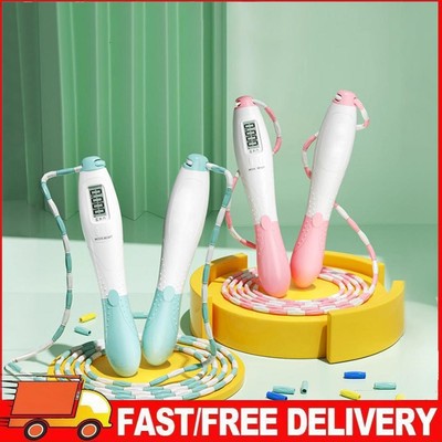 Jump Rope Plastic Segmented Jump Rope Soft Beaded Skipping Rope for Kids Adults