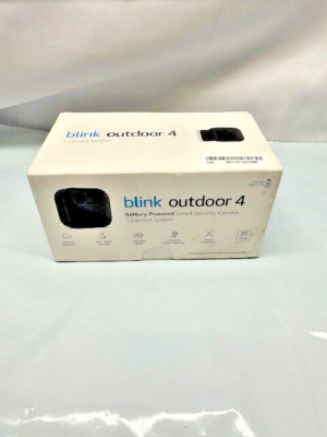 Blink Outdoor 4 1080p Wi-Fi Outdoor 1-Camera Security System - Black *New