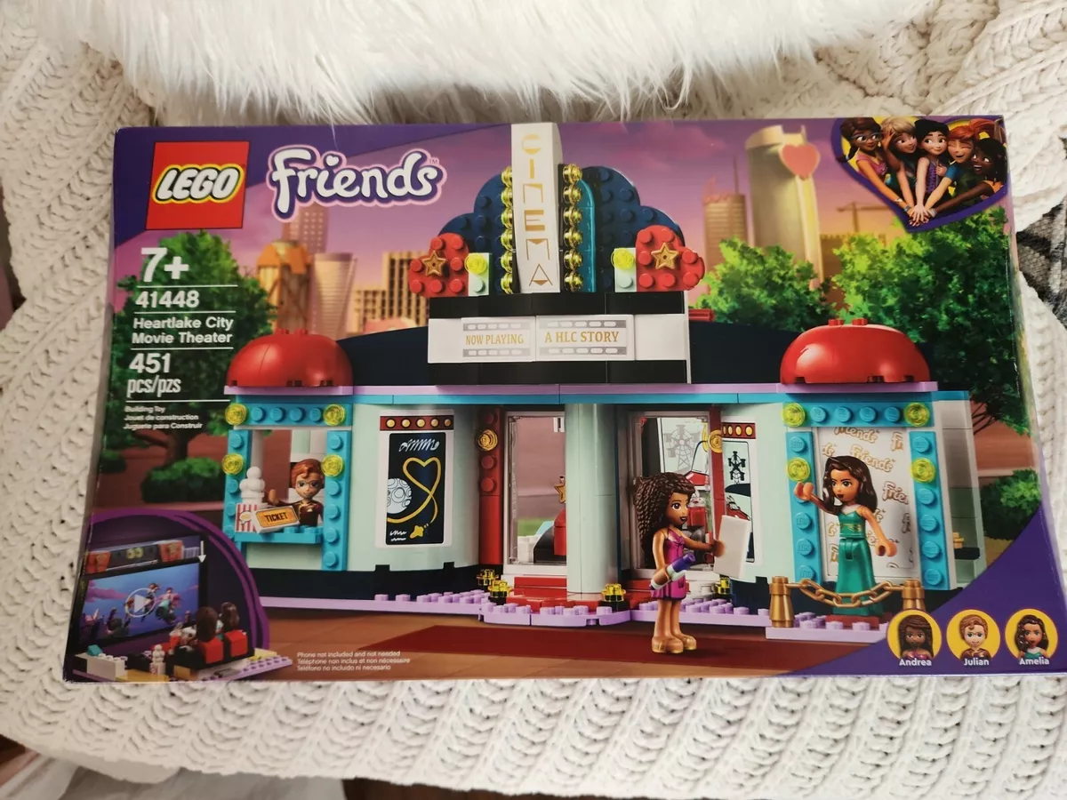 LEGO Friends Heartlake City Movie Theater 41448 Building Kit 451 Pieces  673419341592 | eBay