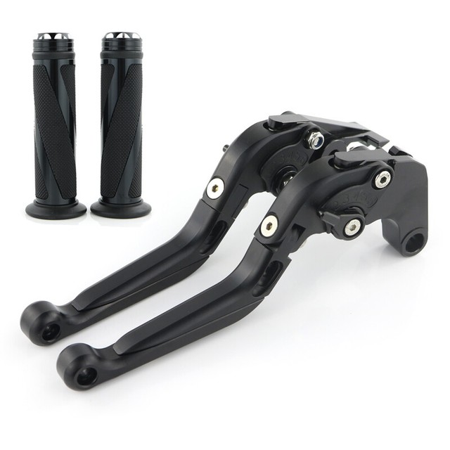 CNC Clutch Brake Levers and Grips Fit For BMW S1000RR 20152016 Black