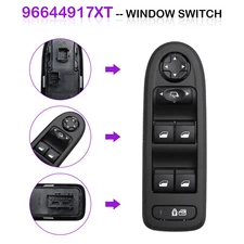 Drivers Front Window Switch 96644917XT for Citroen C5 2008-2015 Peugeot 308 508