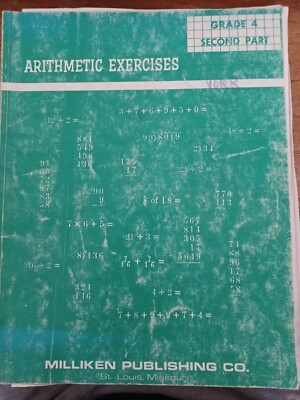 Arithmetic Exercises Grade 4 Second Part (Milliken Publishing)