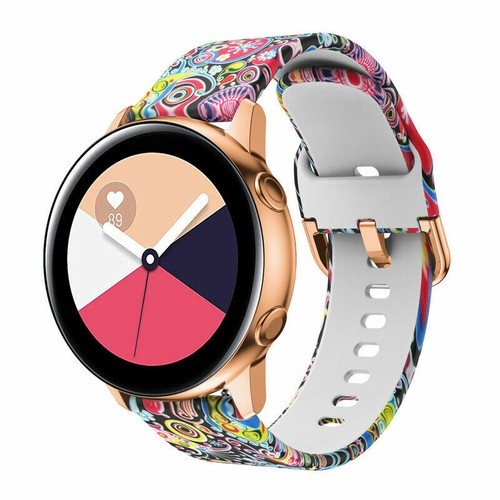 For Samsung Galaxy Watch Active 2 42 40 44mm Sport Silicone Band Bracelet Strap - Picture 20 of 47