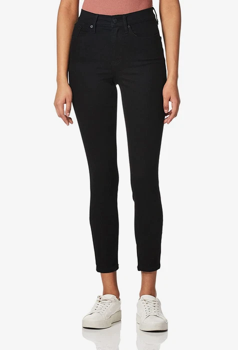 CALVIN KLEIN Womens High Rise Skinny Jeans Jeggings Jet Black Size
