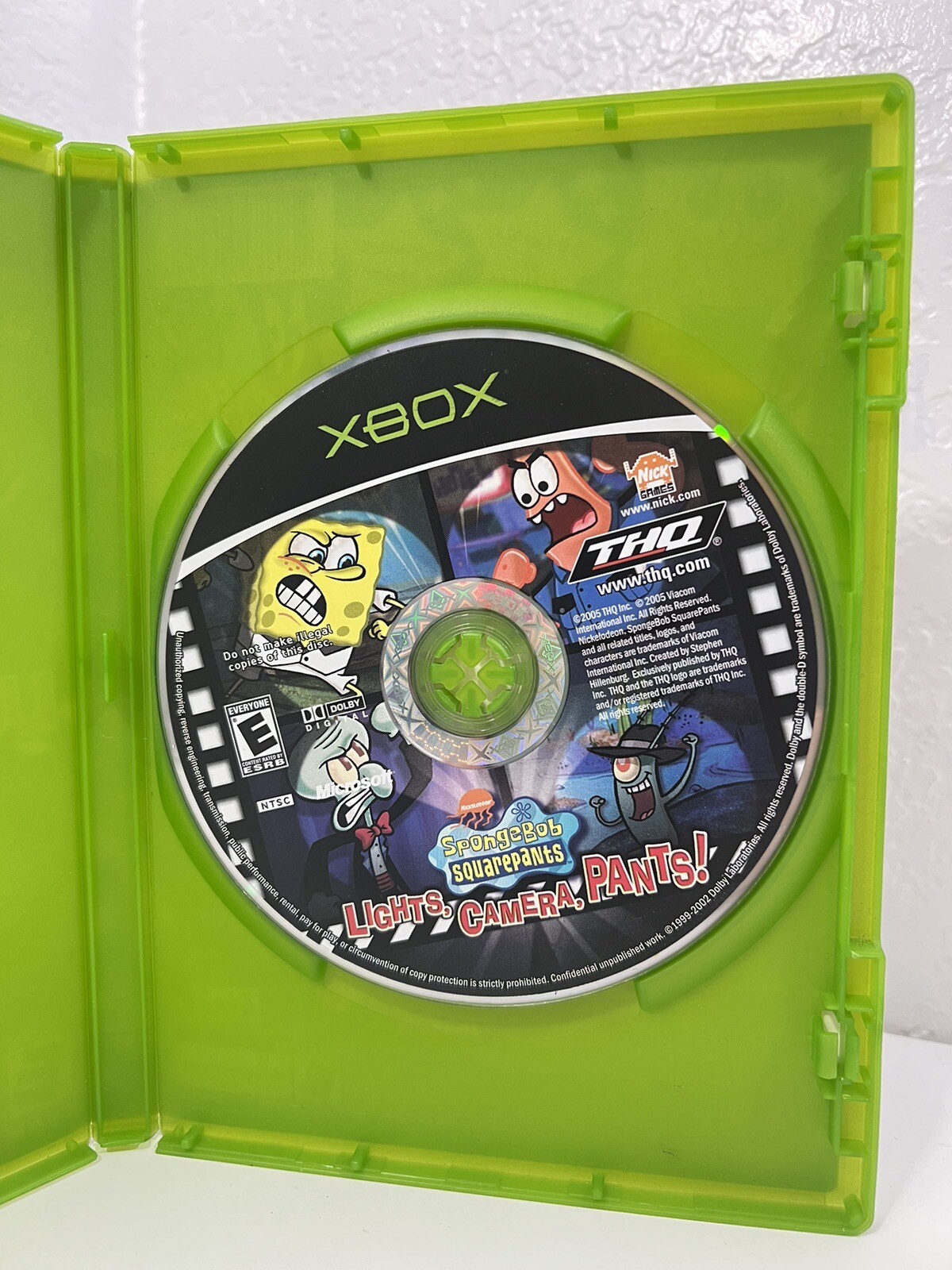 Nickelodeon SpongeBob SquarePants Lights, Camera, Pants (Xbox Original