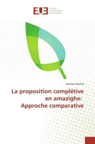 Thumbnail - La Proposition Complétive En Amazighe: Approche Comparative 3167