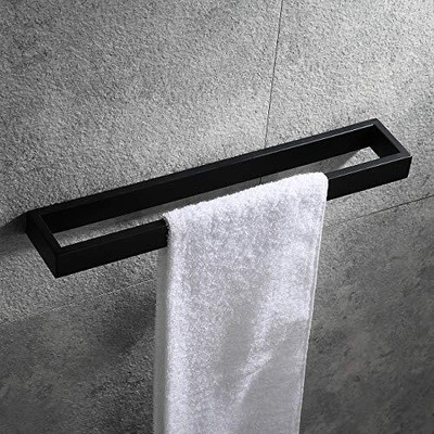 Hoooh Matte Black Hand Towel Holder for Bathroom 15-3/4 Inch Stainless  Steel for sale online | eBay