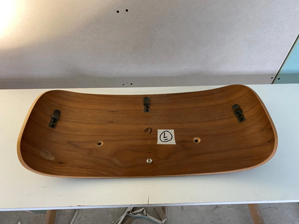 L Eames Herman Miller Lounge chair headrest wood panel walnut vintage L - Photo 2/4