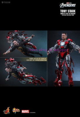 Hot Toys Mms718b 1/6 Avengers Tony Stark (Mark 7 Suit Up