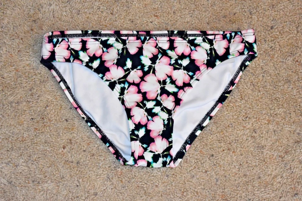 Banana Republic женщин темно-синий цветочный бикини плавать низ размер S новый с Ярлыками - Изображение 4 из 4