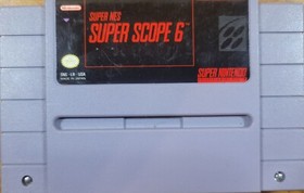 Vintage 1992 Super Nintendo NES "SUPER SCOPE 6" Game Cartridge Only, Working,...