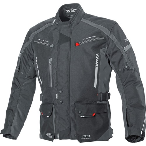 Büse Herren Motorrad Jacke Torino II 2 Gr. 106 lang wasserdicht schwarz-anthrazi