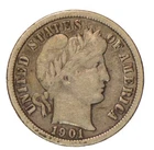 1901-O Barber Dime ~ VF