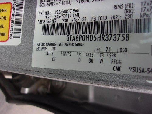 Used Engine Control Module (ECM) fits: 2017 Ford Fusion Electronic Control Modul - Foto 7 di 10