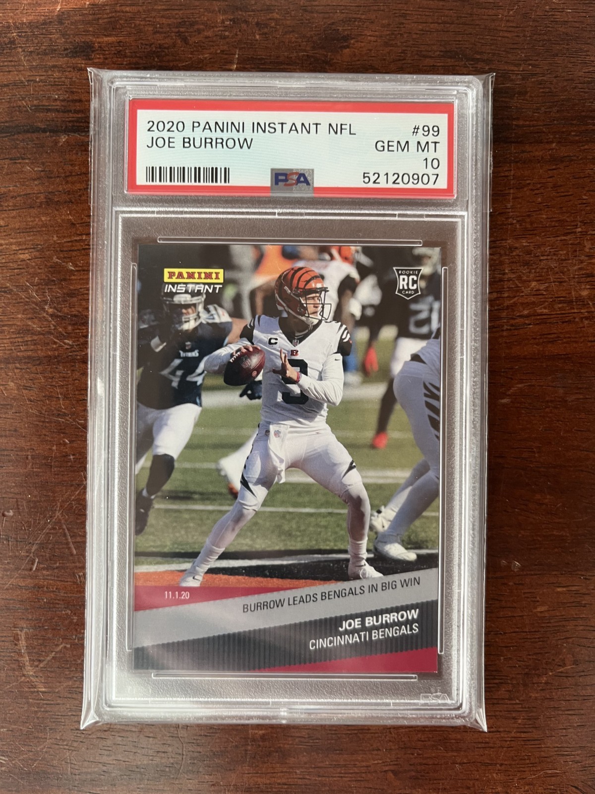 Joe Burrow Panini Instant NFL #99 Base