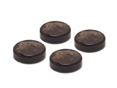 OYAIDE INS-SQ Rauchquarz Naturstein Isolator (4er Set)