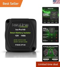 Dual Battery Isolator Kit 12V - 140 Amp Voltage Sensitive Relay VSR for Dual ...
