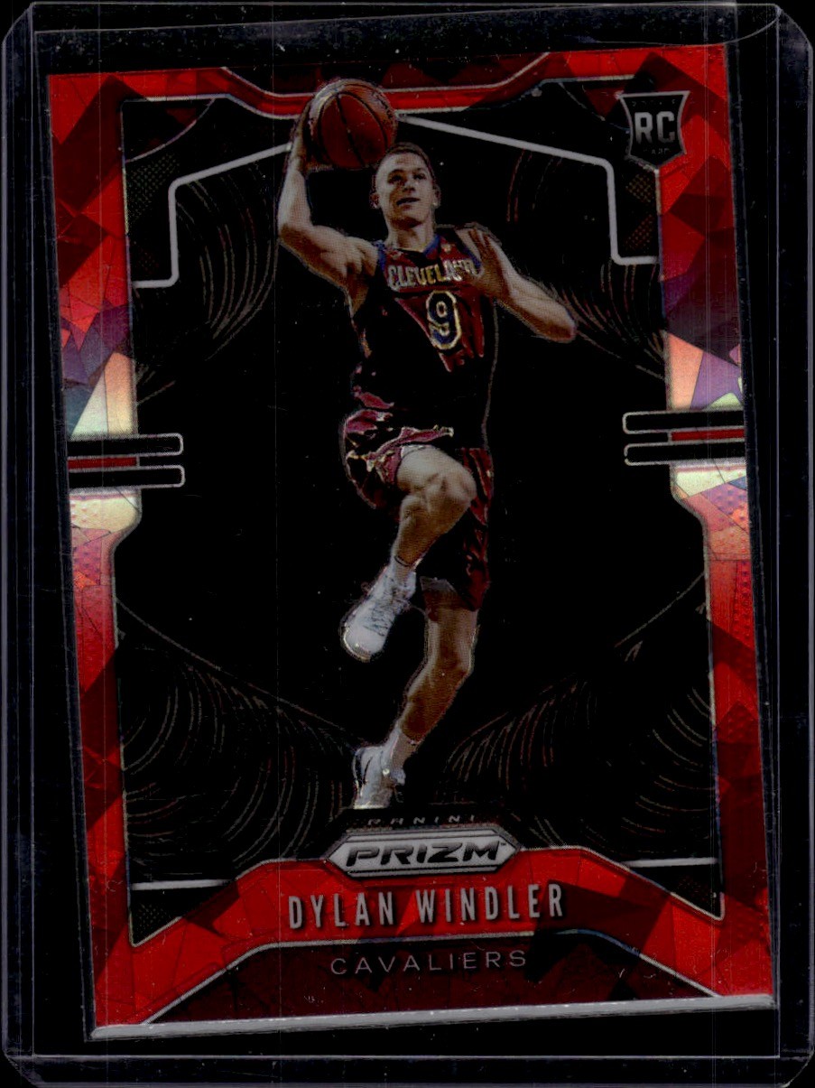 2019-20 Panini Prizm Prizms Red Ice #270 Dylan Windler Cleveland Cavaliers